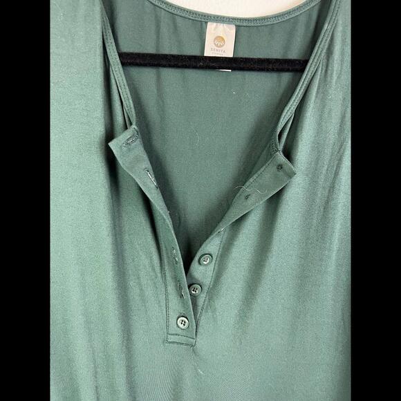 Senita Weekend Jumpsuit Green Size Large Athletic - Picture 4 of 9